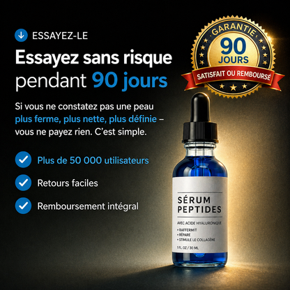 Sérum Peptides, Réparateur (30ml)