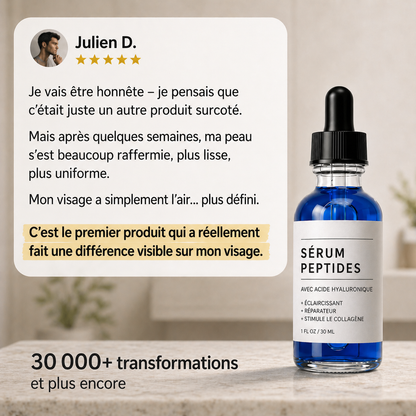 Sérum Peptides, Réparateur (30ml)
